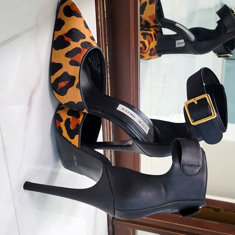 Steve Madden Leapord Print Heels